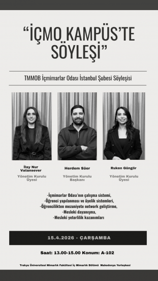 İÇMO Kampüs Etkinliği | İç Mimarlık Bölümü | T.C. Trakya Üniversitesi